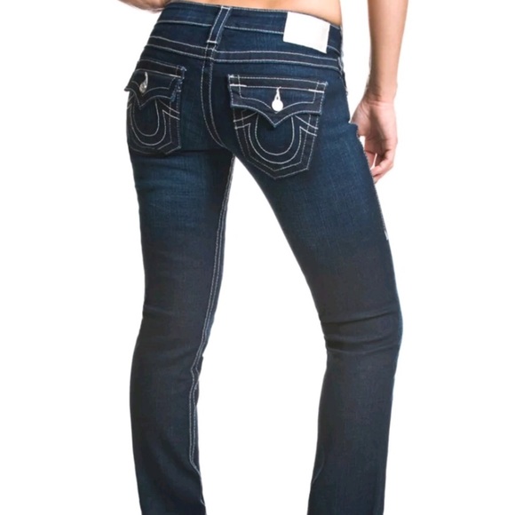 True Religion Billy Swarovski Crystal Pave Jeans - Picture 2 of 8